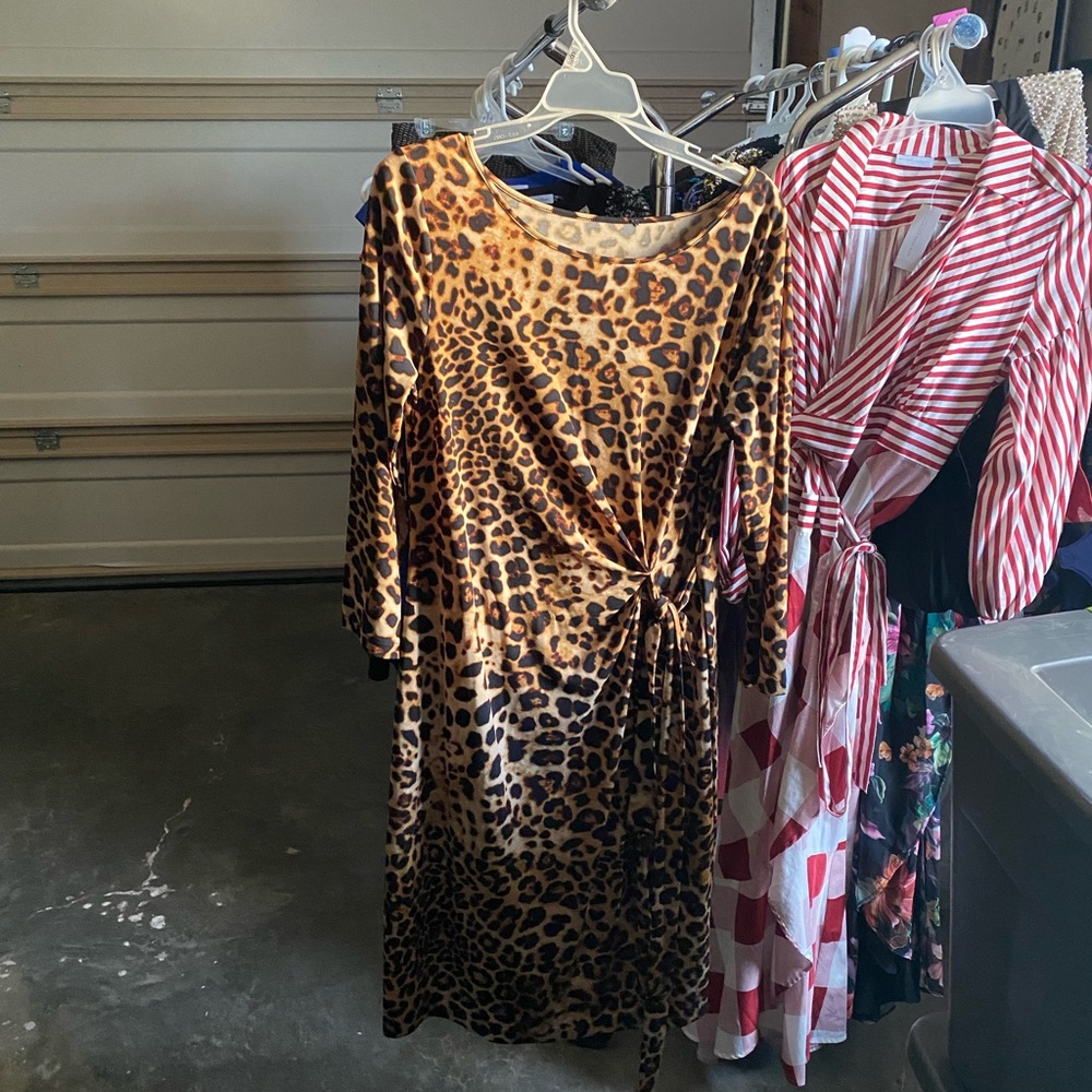 Stretchy Leopard Dress